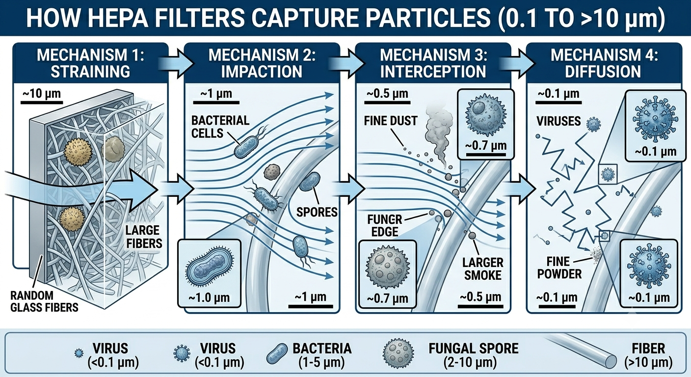 How HEPA Filters Remove Airborne Contaminants in Cleanrooms and Laboratories